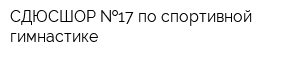 СДЮСШОР  17 по спортивной гимнастике
