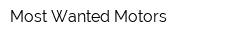 Most Wanted Motors