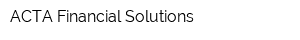 ACTA Financial Solutions
